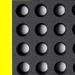 Black with Yellow Border