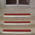 Aluminum Stair Treads with Glow-In-The-Dark Message
