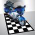 Checkered Design Roll Out Garage Flooring
