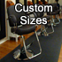 Classic Black Salon Mats