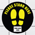 Please Stand Here Repositionable Mats